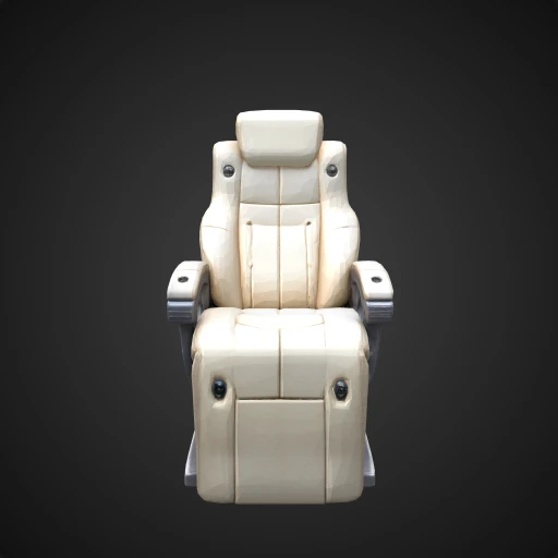 3D model preview of High-Tech Reclining Medical Chair